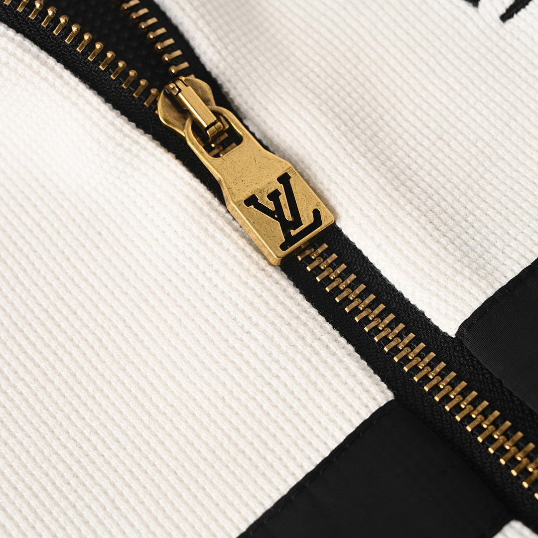 Louis Vuitton LVUITTON Embroidered Colorblock Racing Jacket