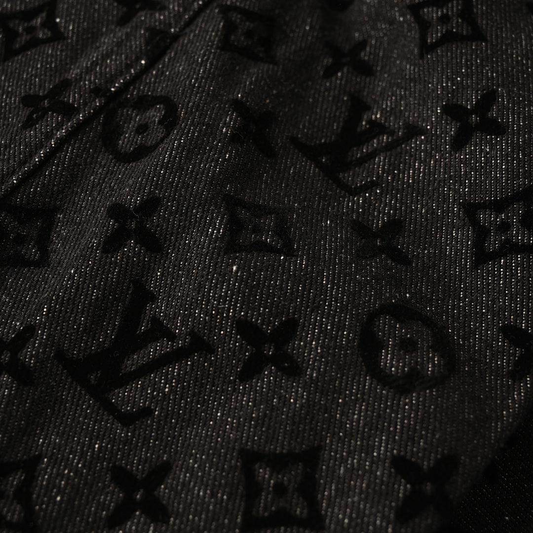 Louis Vuitton Monogram Shadow Denim Trucker Jacket