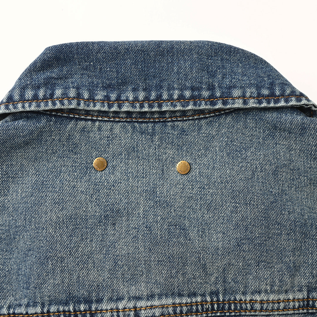 Louis Vuitton Monogram Embossed Pocket Denim Chore Jacket
