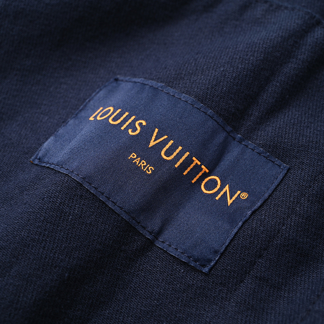 Louis Vuitton Tonal Monogram Embossed Trucker Jacket