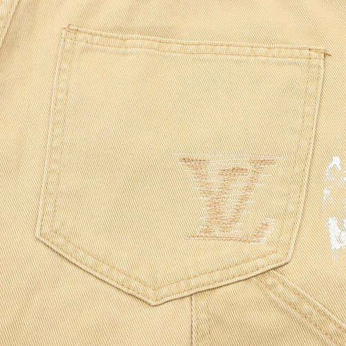 Louis Vuitton LV Paint-Splatter Carpenter Shorts