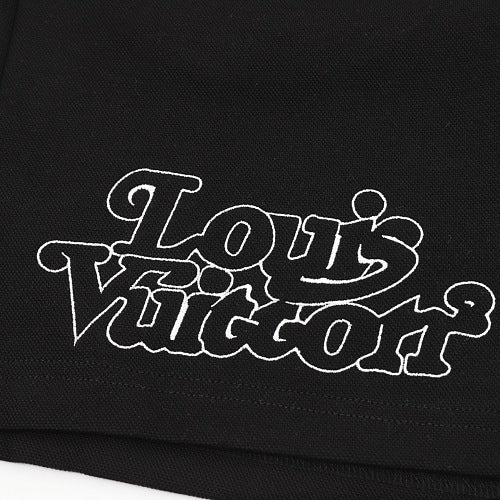 Louis Vuitton LV Art Nouveau Script Print Shorts
