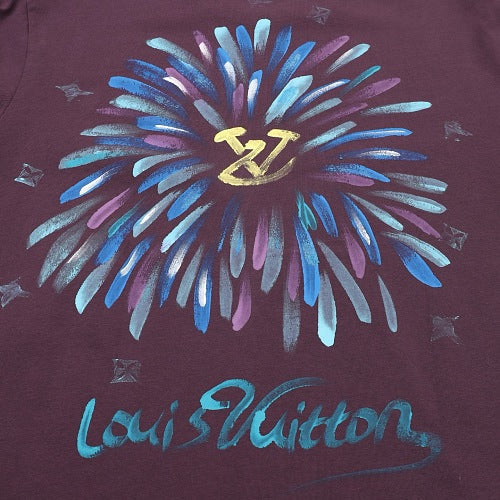 Louis Vuitton SS26 Watercolour Fireworks Spray Ink T-Shirt