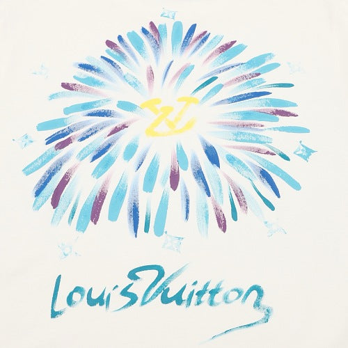 Louis Vuitton SS26 Watercolour Fireworks Spray Ink T-Shirt