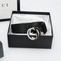 Gucci Reversible Leather Belt | Double G Silver Buckle