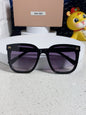 Miu Miu 2026 Acetate & Metal Square Frame Glasses — Women's Korean Style Eyewear