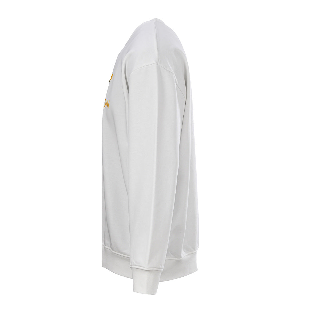 Louis Vuitton Oversized Gold LV Logo Crewneck Sweatshirt