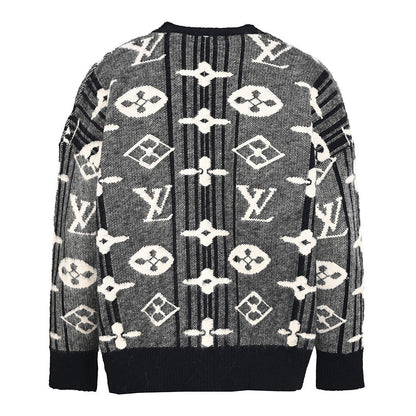 Louis Vuitton Monogram Jacquard Cotton Sweatshirt – Signature LV Heritage Piece