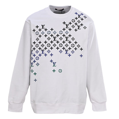 Louis Vuitton Monogram Jacquard Cotton Sweatshirt – Flawless LV Luxury Finish