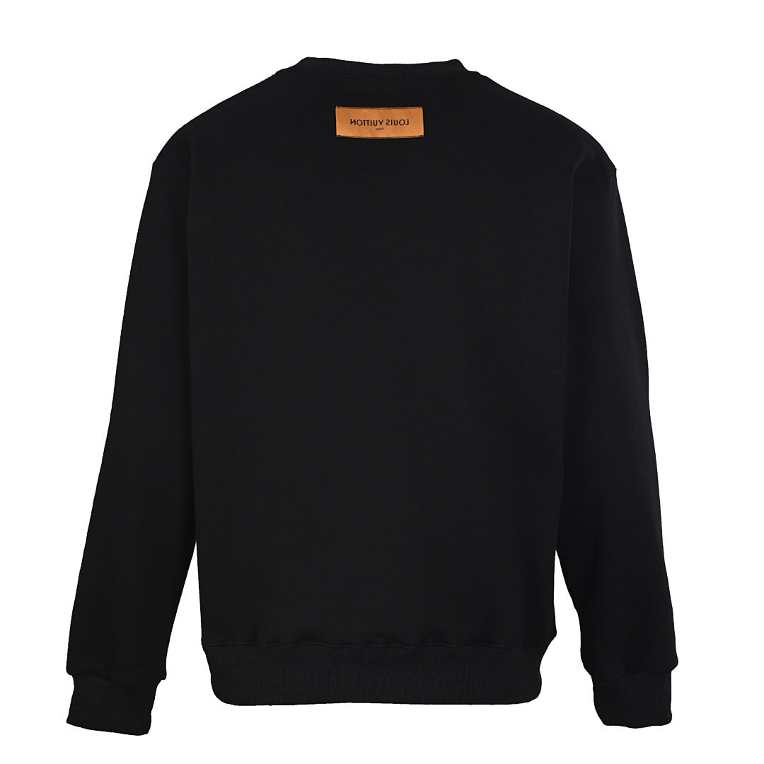 Louis Vuitton Luxury Monogram Jacquard Cotton Sweatshirt