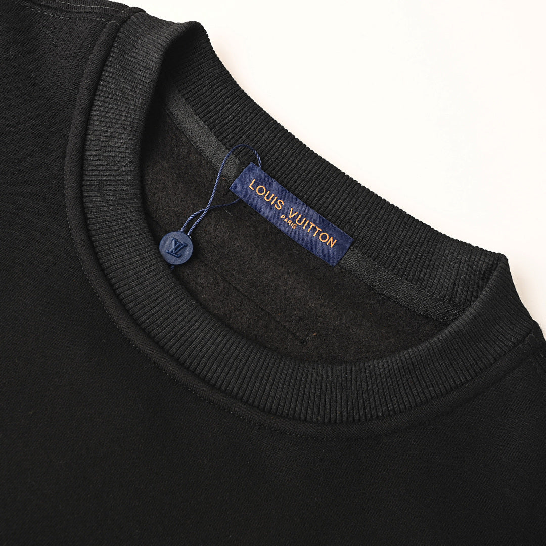 Louis Vuitton Luxury Monogram Jacquard Cotton Sweatshirt