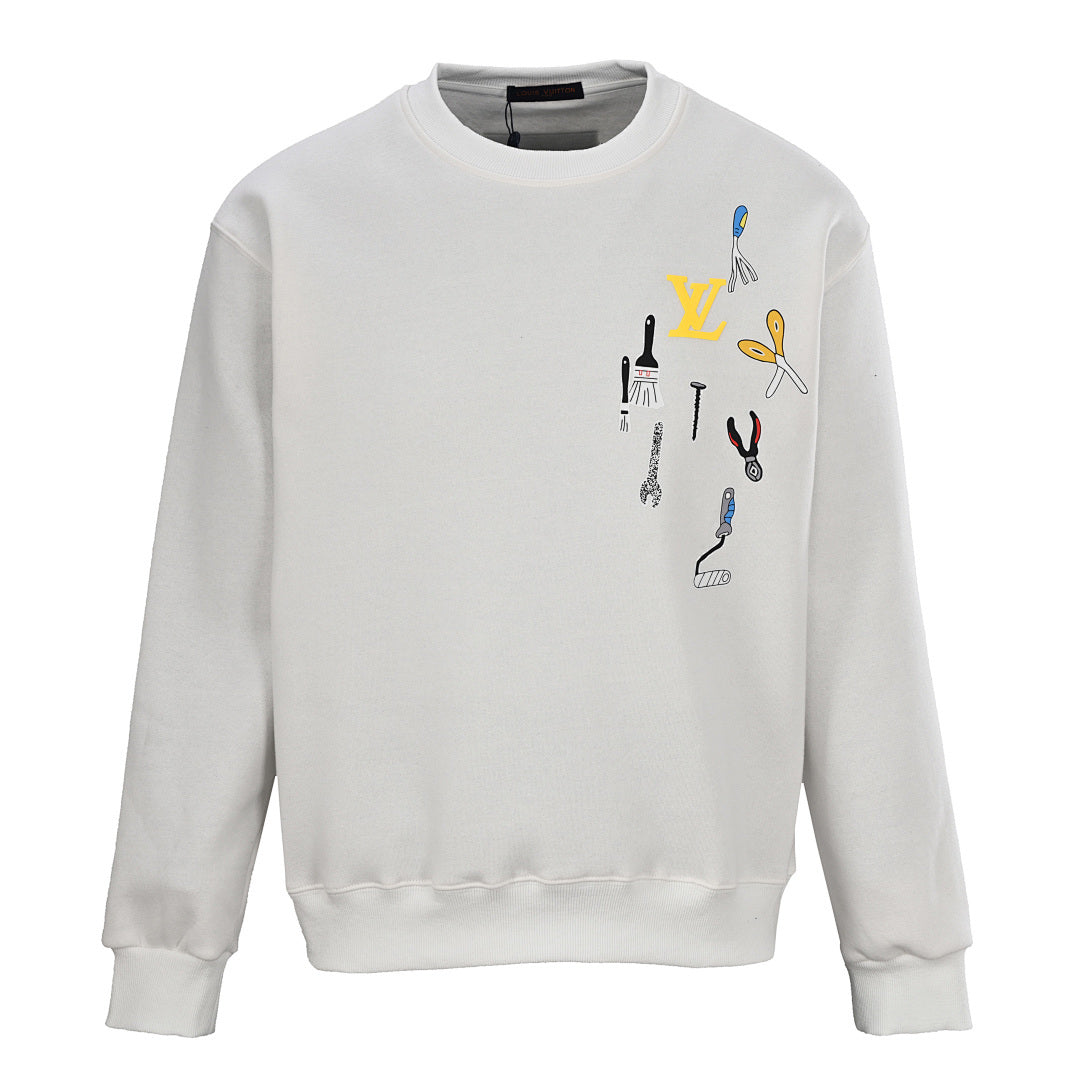 Louis Vuitton Premium Monogram Jacquard Cotton Sweatshirt