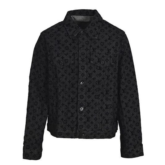 Louis Vuitton Monogram Shadow Denim Trucker Jacket