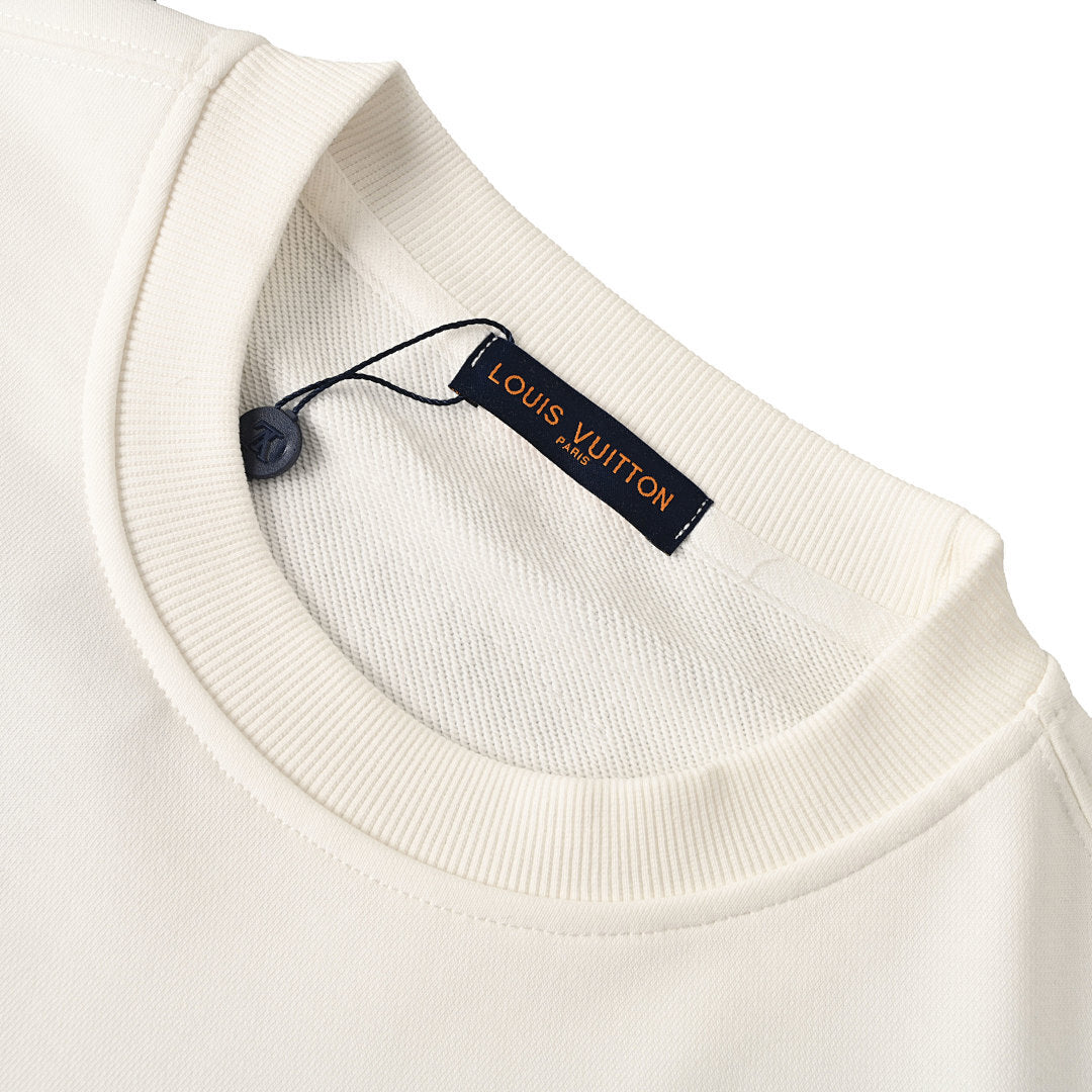 Louis Vuitton Paris Monogram Crest Print Crewneck Sweatshirt