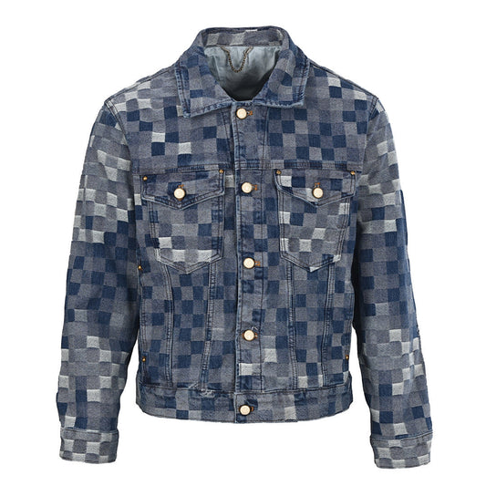 Louis Vuitton Damier Cobalt Denim Trucker Jacket