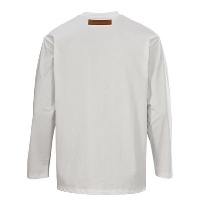 Louis Vuitton Multicolor Monogram Embroidered Long-Sleeve T-Shirt