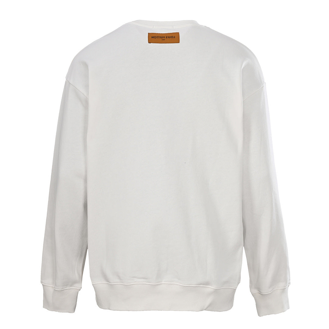 Louis Vuitton Monogram Jacquard Cotton Sweatshirt – Classic Fit