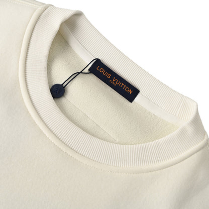 Louis Vuitton Monogram Flower Embroidered Crewneck Sweatshirt
