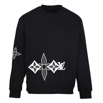 Louis Vuitton Monogram Flower Embroidered Crewneck Sweatshirt