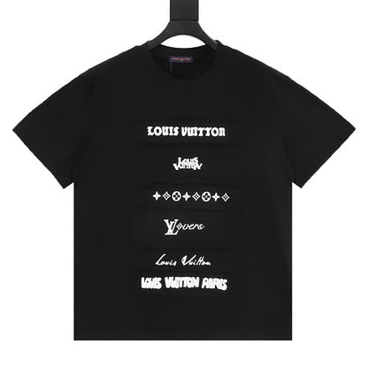 Louis Vuitton 26SS Appliqué Signature Short-Sleeve Tee