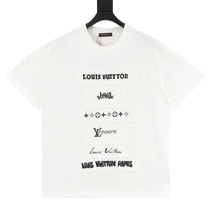 Louis Vuitton 26SS Appliqué Signature Short-Sleeve Tee