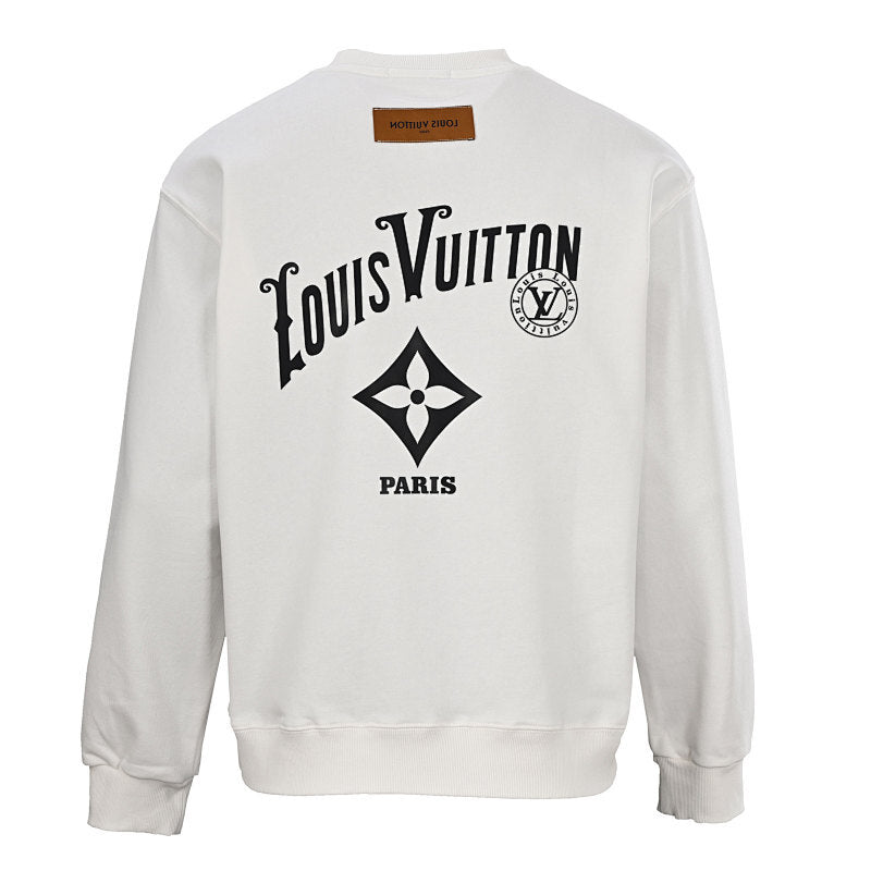 Louis Vuitton Paris Monogram Crest Print Crewneck Sweatshirt