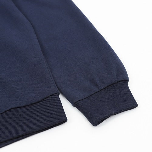 Louis Vuitton Leather Badge Zip-Up Hoodie