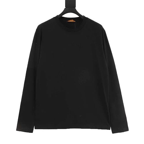 Louis Vuitton LV Two-Tone Embossed Logo Long Sleeve T-Shirt