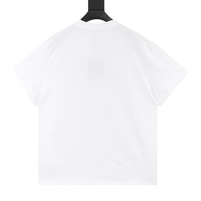 Louis Vuitton Floral Monogram Signature Embroidered Short Sleeve T-Shirt