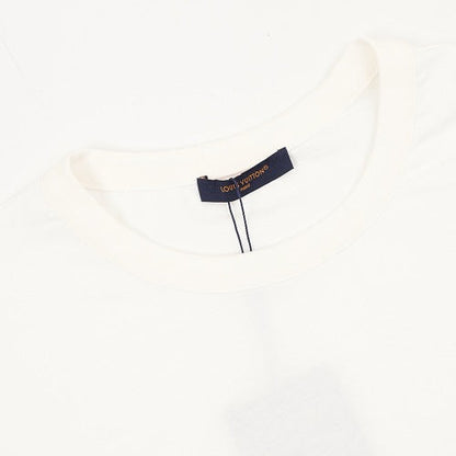 Louis Vuitton Chest Leather Patch Short Sleeve T-Shirt
