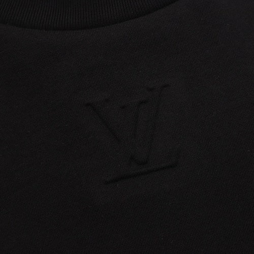 Louis Vuitton LV Two-Tone Embossed Logo Long Sleeve T-Shirt
