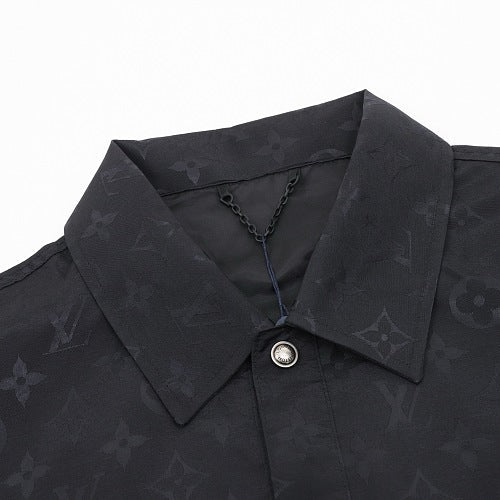 Louis Vuitton Monogram Wave Jacquard Crystal-Embellished Shirt Jacket