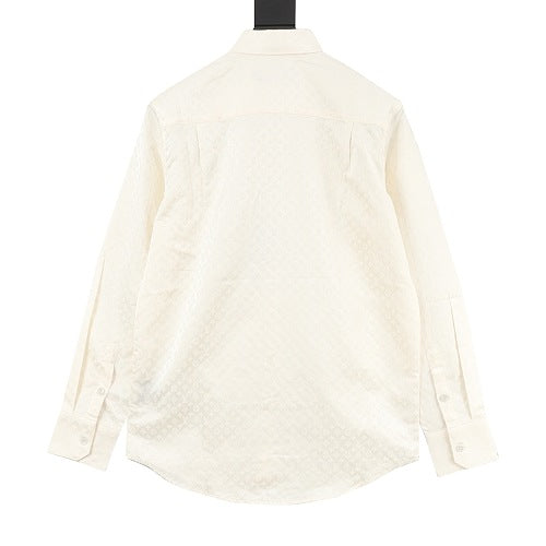 Louis Vuitton 25SS Monogram Jacquard Long-Sleeve Shirt