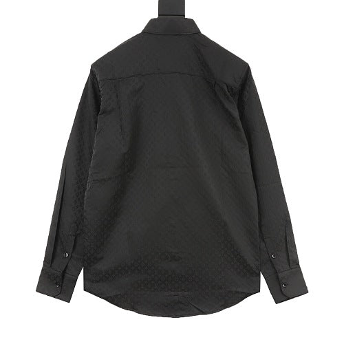 Louis Vuitton 25SS Monogram Jacquard Long-Sleeve Shirt