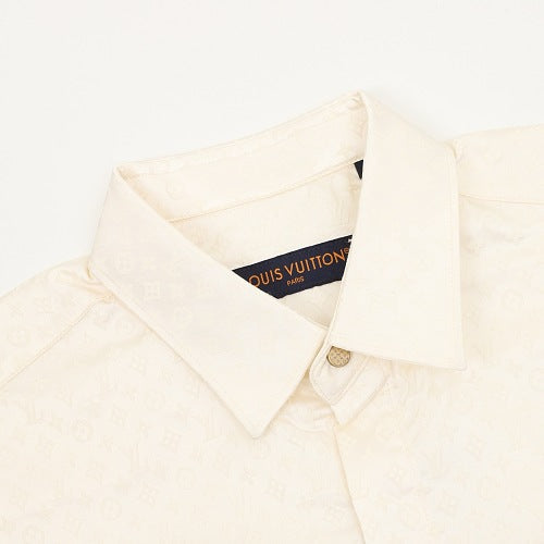 Louis Vuitton 25SS Monogram Jacquard Long-Sleeve Shirt