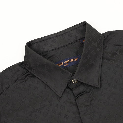 Louis Vuitton 25SS Monogram Jacquard Long-Sleeve Shirt