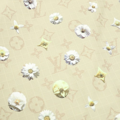 Louis Vuitton 26SS Daisy Monogram All-Over Distressed Stand-Collar Jacket