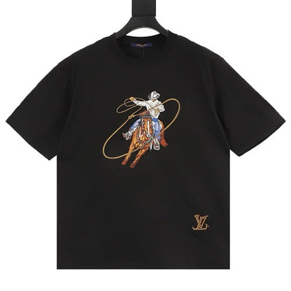 Louis Vuitton 26SS Western Cowboy Short Sleeve T-Shirt