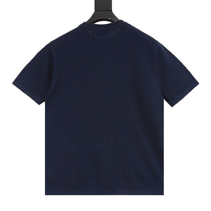 Louis Vuitton 26SS Openwork Monogram Jacquard Knit T-Shirt