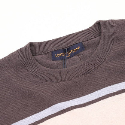 Louis Vuitton 26SS Colour-Block Stripe Knit Short-Sleeve T-Shirt