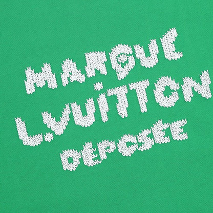 Louis Vuitton 26SS Embroidered Letter Short Sleeve T-Shirt