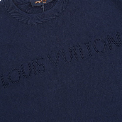 Louis Vuitton 26SS Openwork Monogram Jacquard Knit T-Shirt