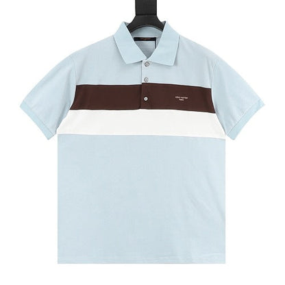 Louis Vuitton SS26 Contrast Stripe Polo Shirt