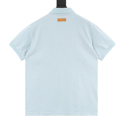 Louis Vuitton SS26 Contrast Stripe Polo Shirt