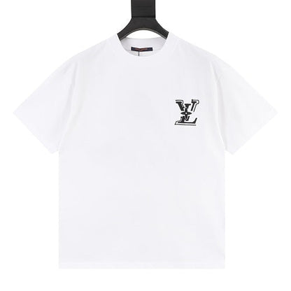 Louis Vuitton 26SS Front & Back LV Logo Embroidered T-Shirt