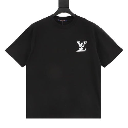 Louis Vuitton 26SS Front & Back LV Logo Embroidered T-Shirt