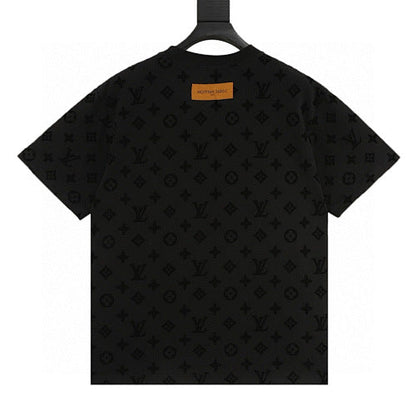Louis Vuitton Allover Tonal Monogram Short Sleeve T-Shirt