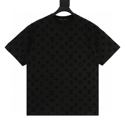 Louis Vuitton Allover Tonal Monogram Short Sleeve T-Shirt