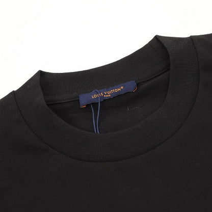 Louis Vuitton SS26 Handwritten LV Rhinestone Signature T-Shirt