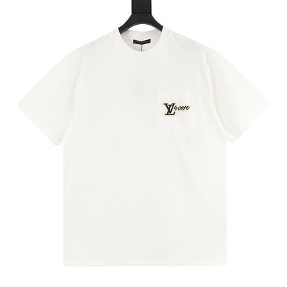 Louis Vuitton Damier Jacquard LV Lovers Patch Pocket T-Shirt